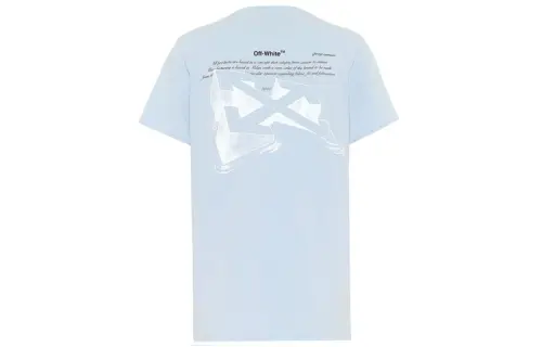 OFF WHITE Pre Owned Logo printed T shirt