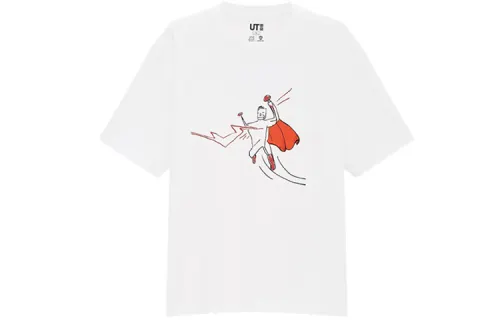 UNIQLO x Warner Bros Straight Fit T Shirt Unisex White