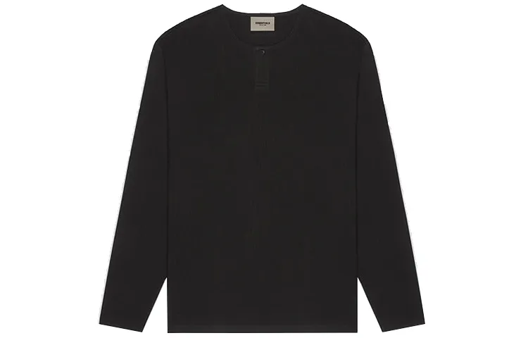 Fear Of God Essentials Thermal Longsleeve Henley T Shirt