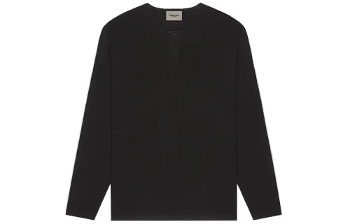 Fear Of God Essentials Thermal Longsleeve Henley T Shirt