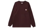 Carhartt T Shirt Unisex Burgundy
