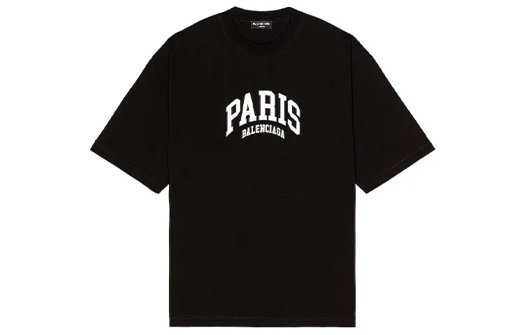 Balenciaga Mens Cities Paris Medium Fit T shirt