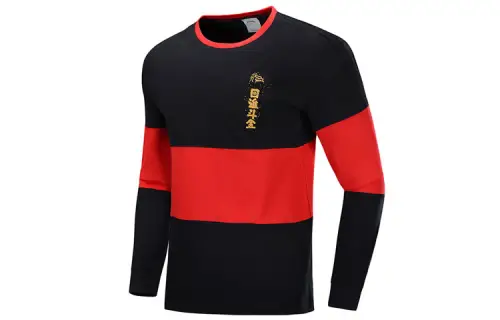 Li Ning T Shirts Men's Black Crew Neck Moderate Straight Fit