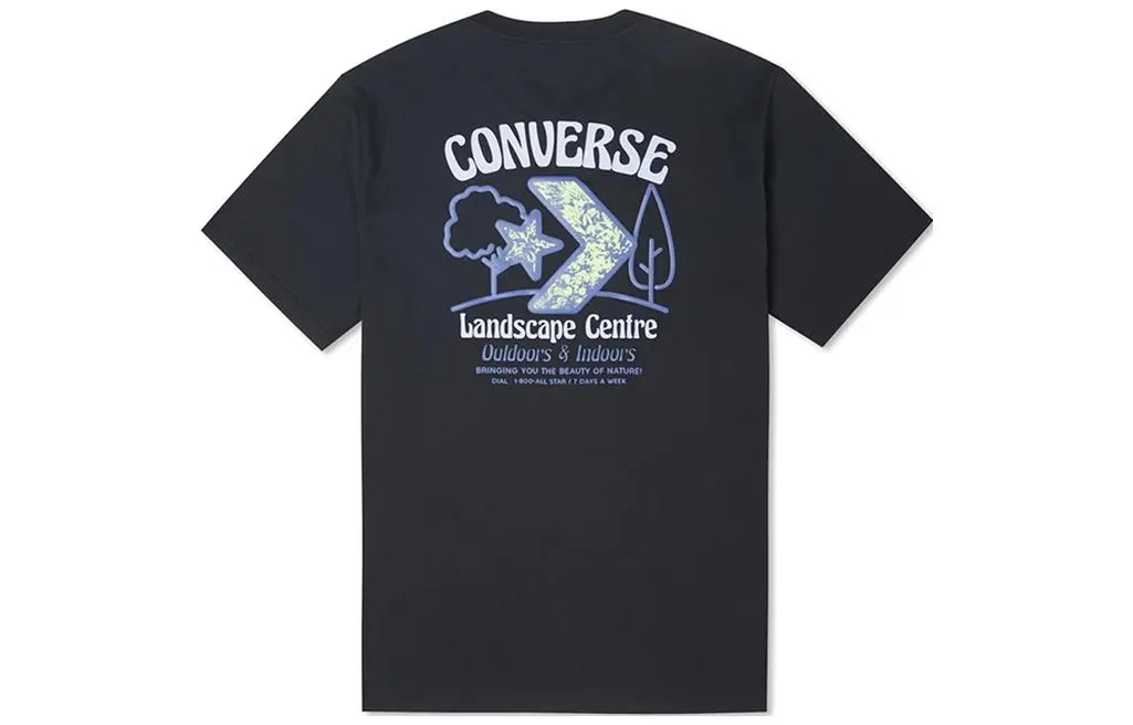 Converse Set-in Sleeve T-Shirt Men's Black