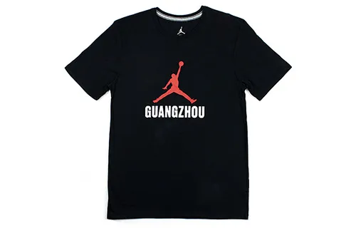 Jordan T-Shirts Men's Crew Neck Moderate Straight Fit