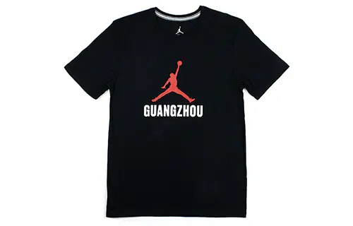 Jordan T Shirts Men's Crew Neck Moderate Straight Fit