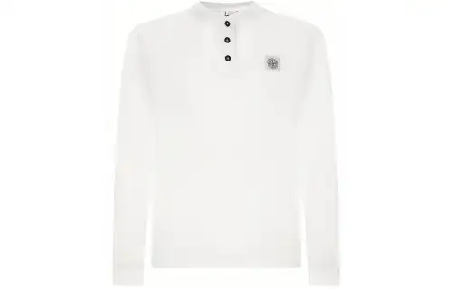 STONE ISLAND T Shirts Men's White Moderate Straight Fit