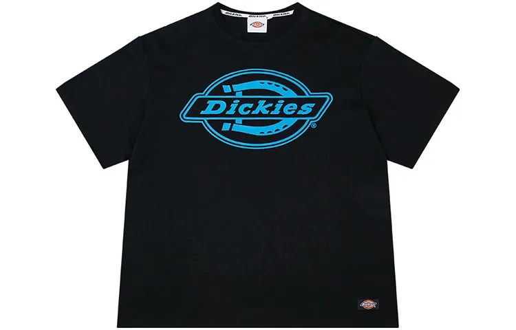 Dickies T-Shirts Unisex Black Crew Neck Moderate Heavyweight