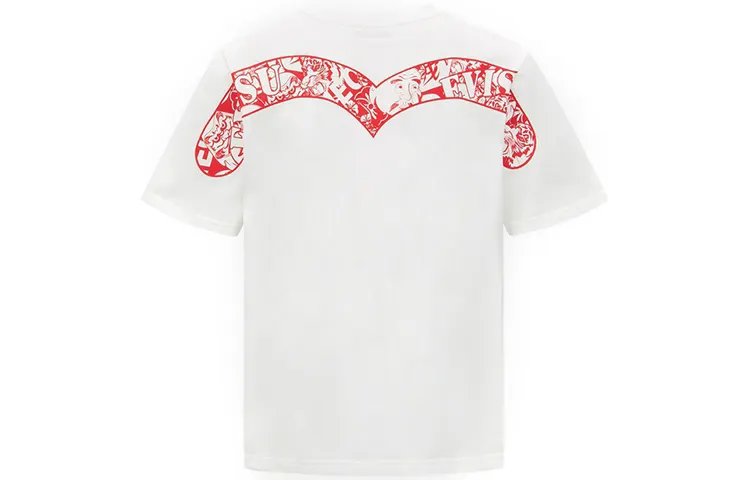 EVISU T Shirts Men's Crew Neck Moderate Straight Fit