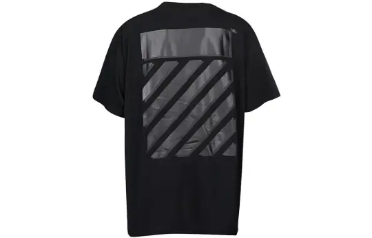 OFF WHITE Rubber Diagonals Oversized T Shirt