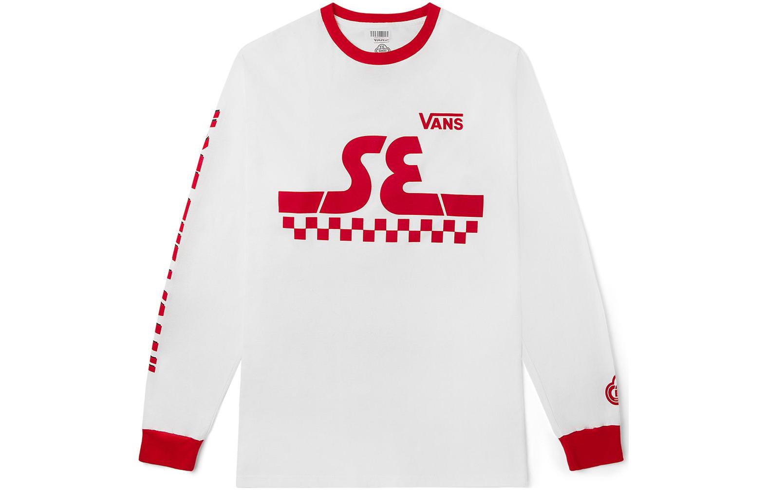 Vans SE BIKES T Shirts Men's White Crew Neck Moderate Straight Fit