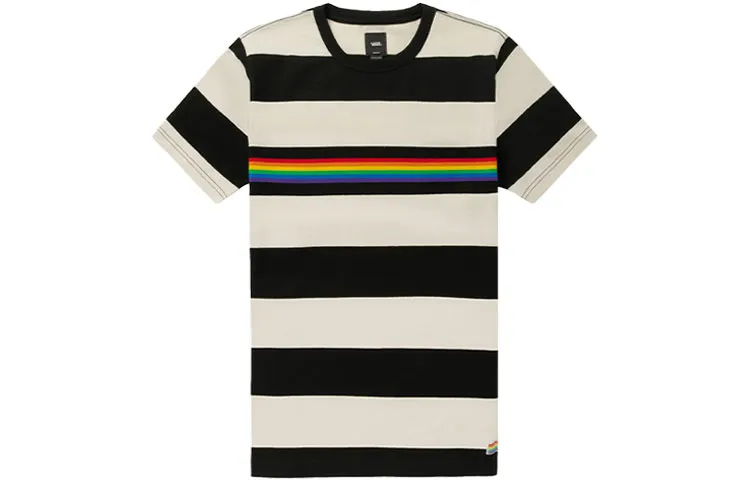 Vans T-Shirts Men's Multicolor Crew Neck Moderate Straight Fit
