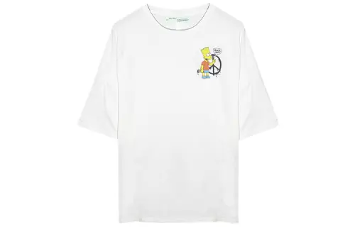 Off Bart Peace Oversized T Shirt