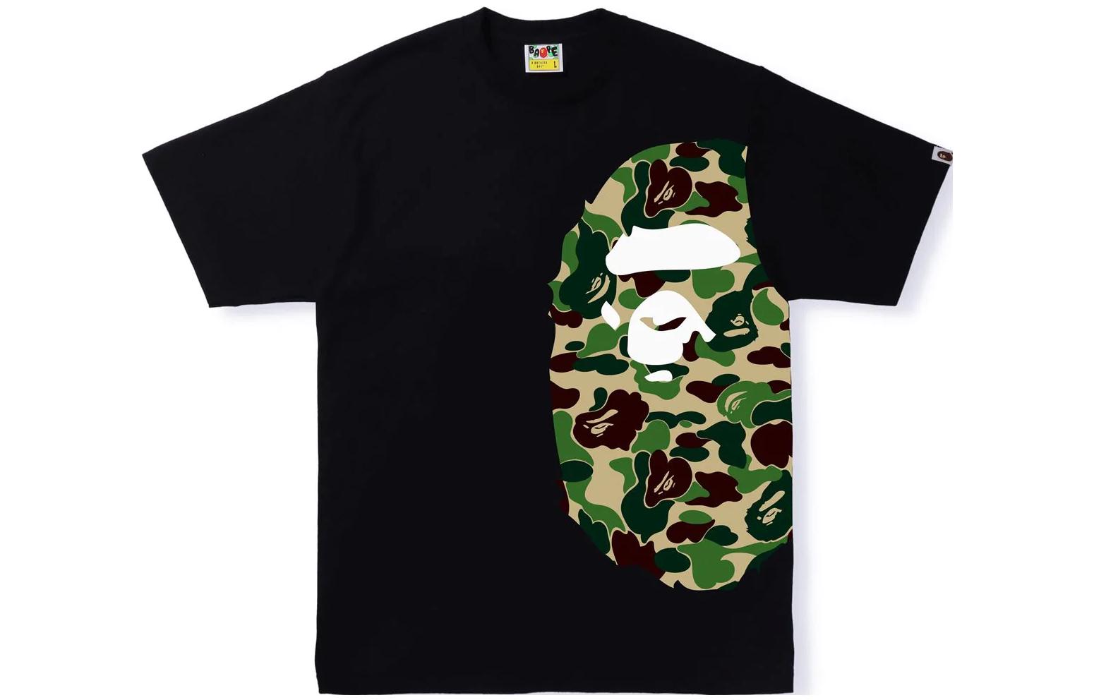 Bape Abc Camo Side Big Ape Head Tee