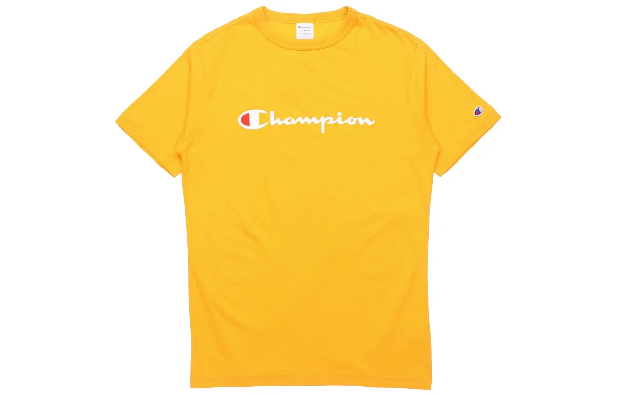 Champion Logo Print Crew Neck T-shirt
