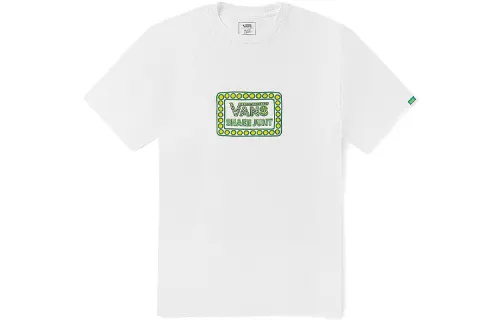 Vans Drop Shoulder Sleeve T Shirt Men's White