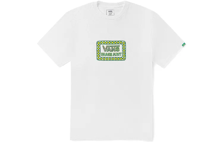 Vans Drop Shoulder Sleeve T Shirt Men's White