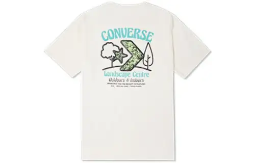 Converse Set in Sleeve T Shirt Men's White