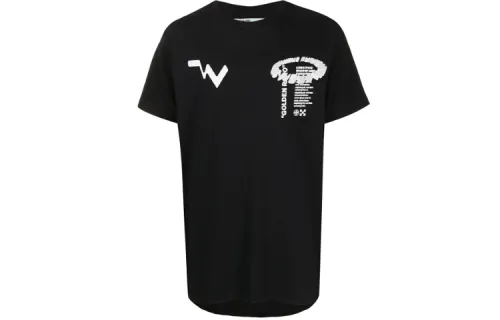 OFF WHITE SS20 T Shirts Men's Crew Neck Moderate Straight Fit
