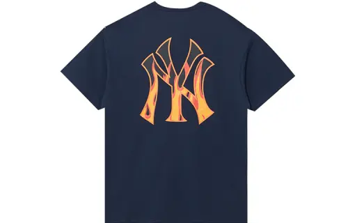 New Era T Shirt Couple, Trendy And Versatile Unisex Navy Blue