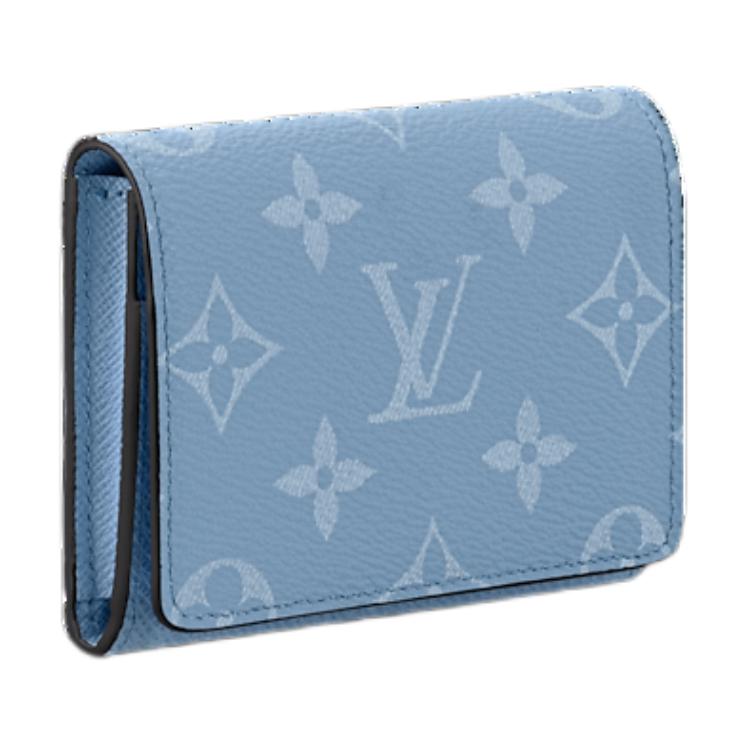 Мужской картхолдер Louis Vuitton (синий) — фото 2
