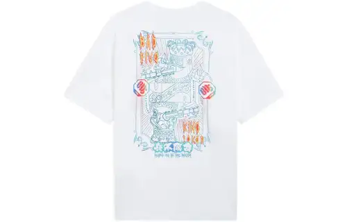Li Ning T Shirt Unisex Basic White Couple's