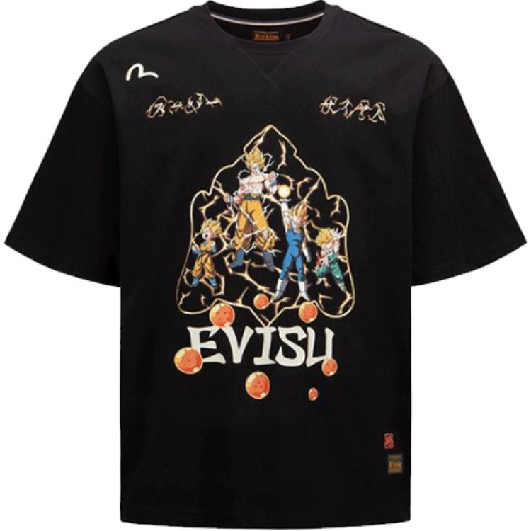 EVISU x Dragon Ball Z Evisu X Dragon Ball Z T Shirt Unisex Black