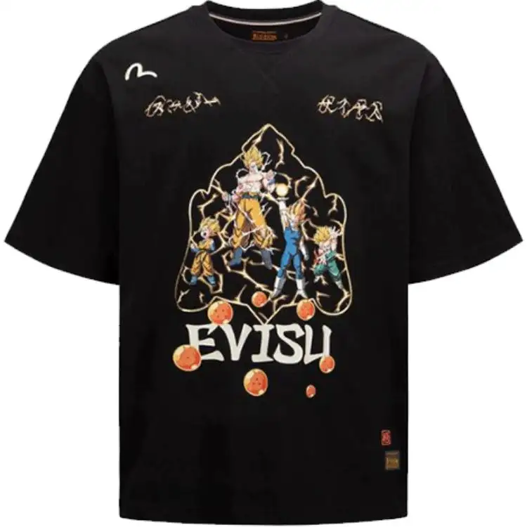 EVISU x Dragon Ball Z Evisu X Dragon Ball Z T Shirt Unisex Black