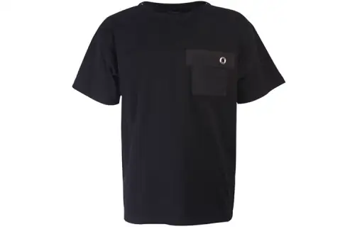 PRADA T Shirts Men's Black Crew Neck Moderate Straight Fit