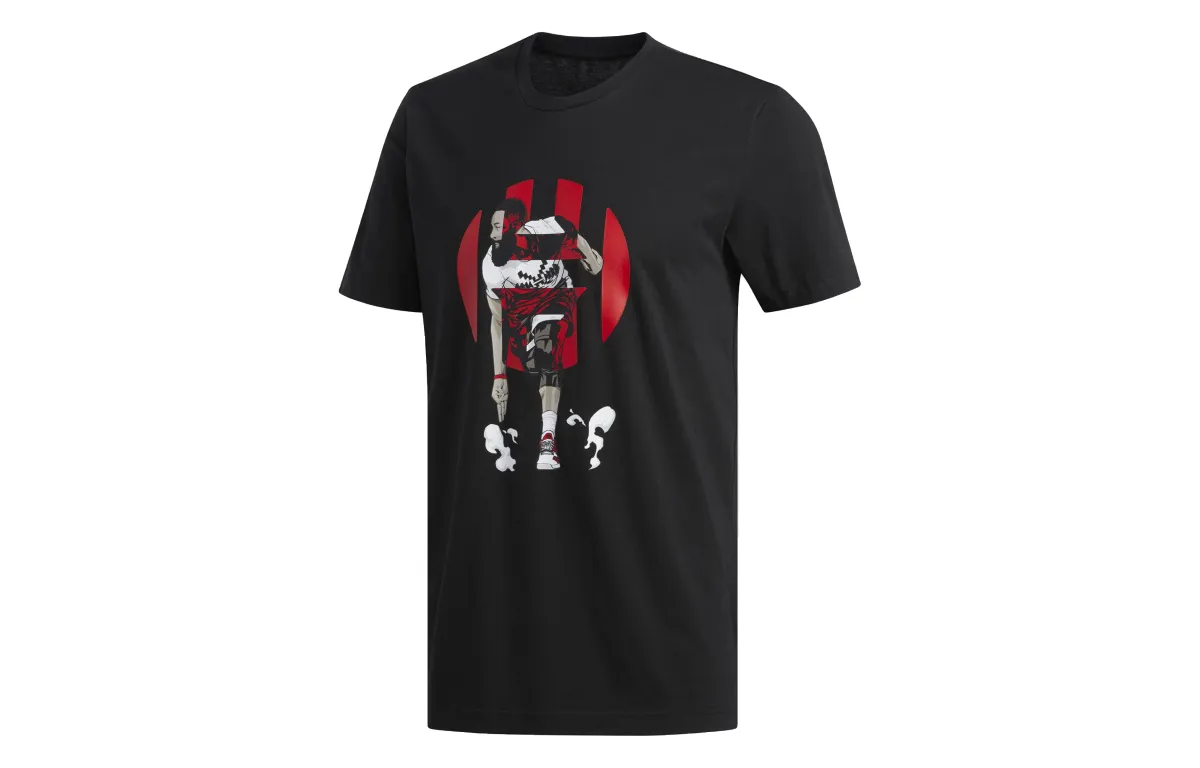 Adidas Set in Sleeve T Shirt Men's Black