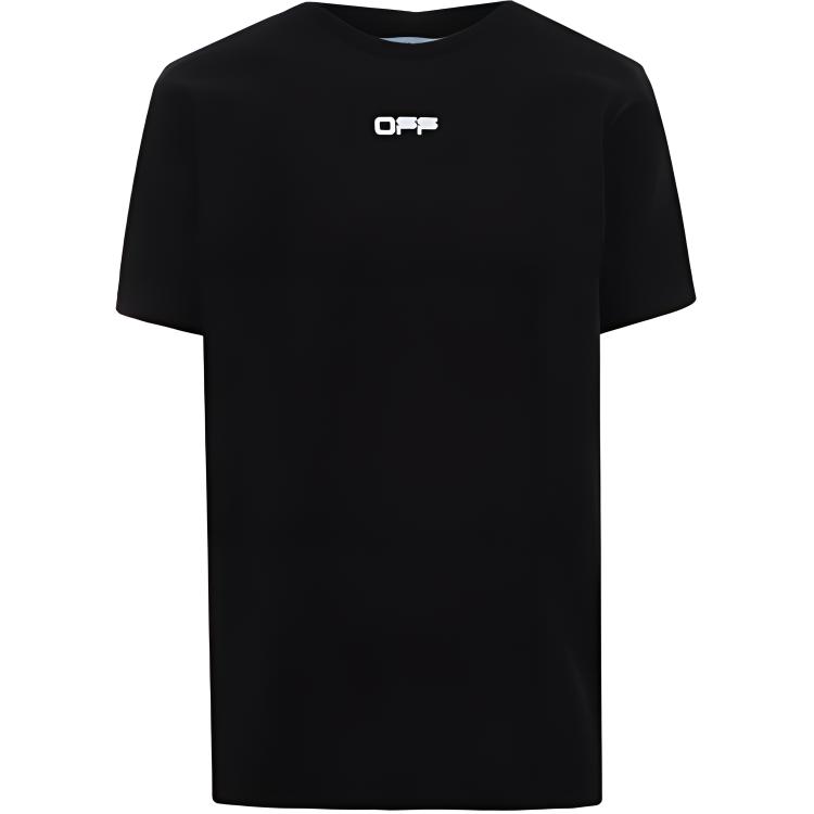 OFF WHITE Slim Fit Airport Tape T Shirt