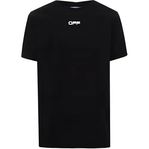 OFF WHITE Slim Fit Airport Tape T Shirt