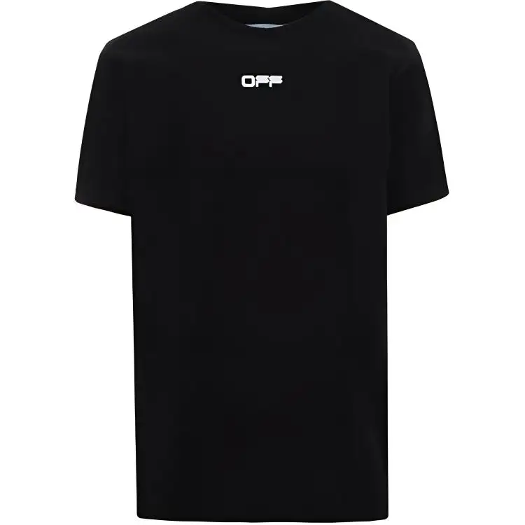 OFF WHITE Slim Fit Airport Tape T Shirt