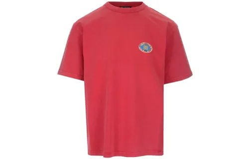Balenciaga T Shirt Loose Fit Men's Deep Peach Red
