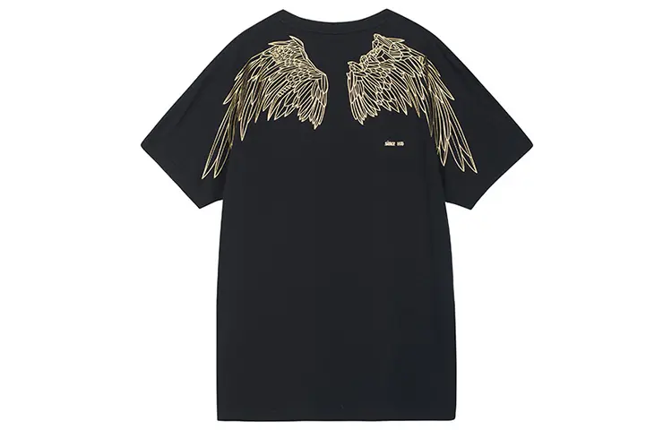 Boy London Gold Wing Print T-Shirt Black