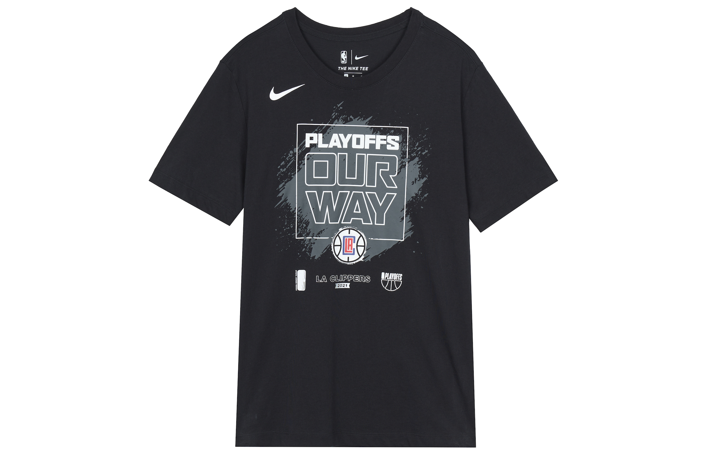 Nike Retro basketball sports black short sleeve T-shirt, American style