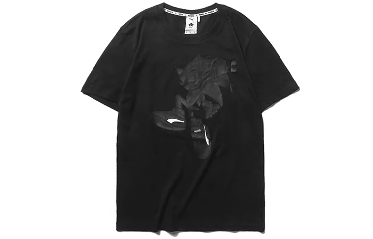 PUMA X SONIC T-Shirts Men's Crew Neck Moderate Straight Fit