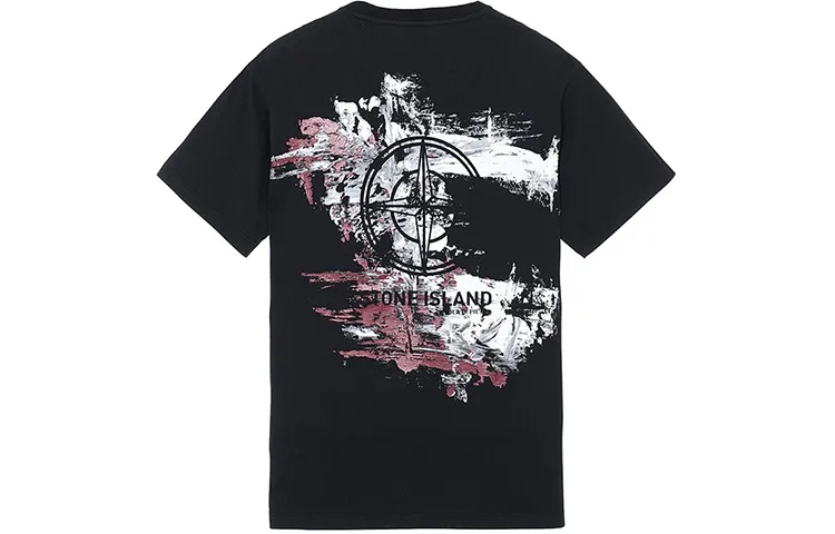 STONE ISLAND SS21 T Shirt Men's Ink Black