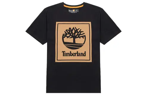 Timberland Kids Logo Printed Short Sleeved T Shirt