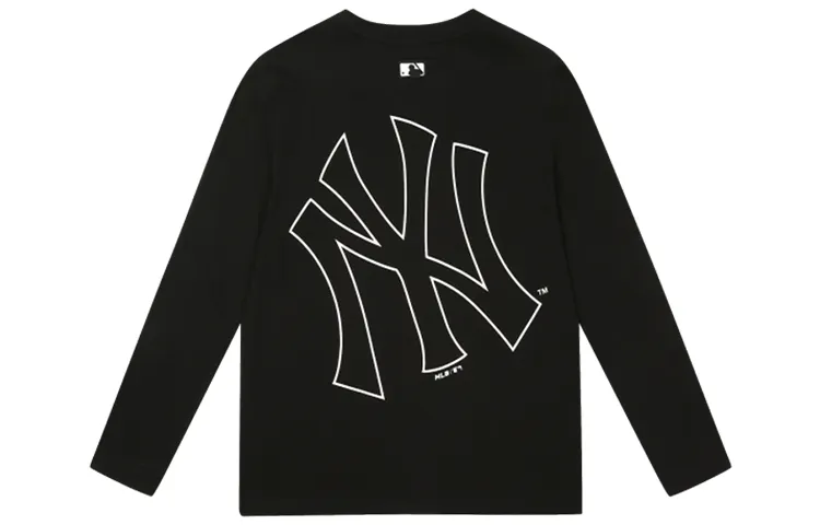 MLB T-Shirts Unisex Black Crew Neck Moderate