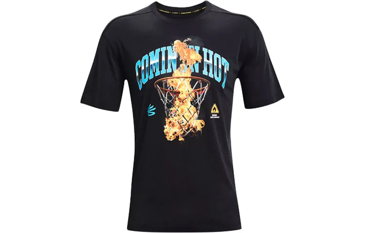 Under Armour Set in Sleeve T Shirt Men's Black