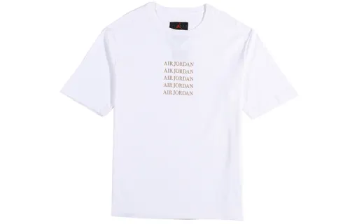 Jordan T Shirts Men's Crew Neck Moderate Straight Fit