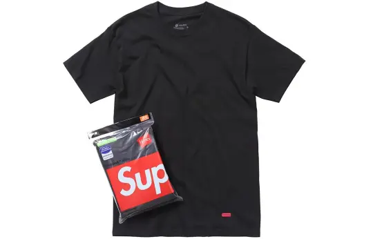 Supreme T Shirt Unisex 3 Pack Black