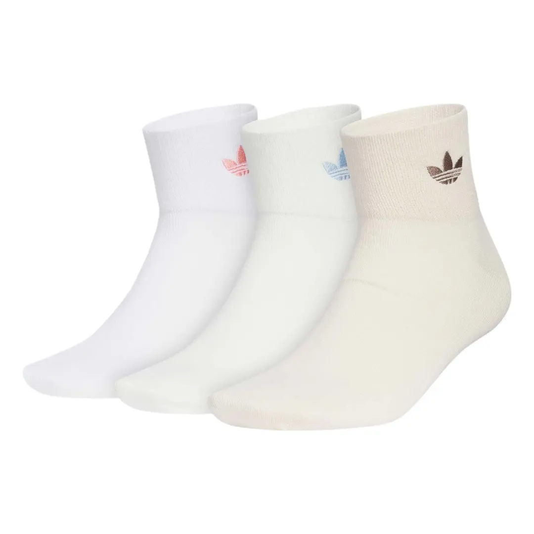 Adidas Originals ORI ANK SOCK 3P Ankle Socks Unisex 3 Pack White/Cloud White/Wonder White