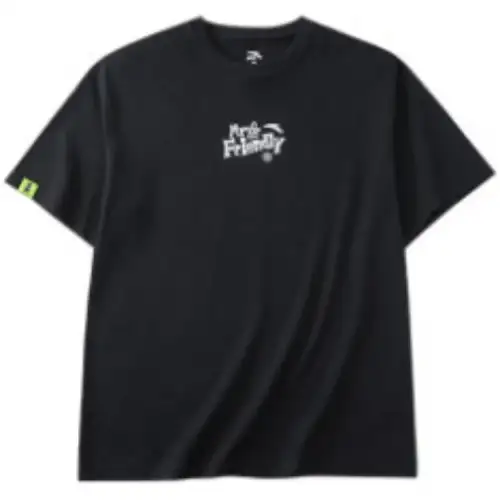 Anta Lifestyle Collection Cookies Collection T Shirt Unisex Basic Black