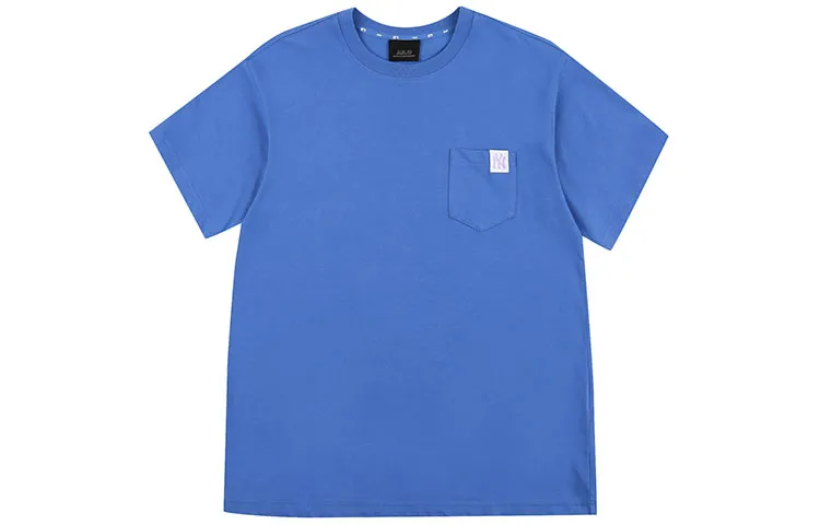 MLB New York Yankees T-Shirts Unisex Blue Crew Neck Moderate