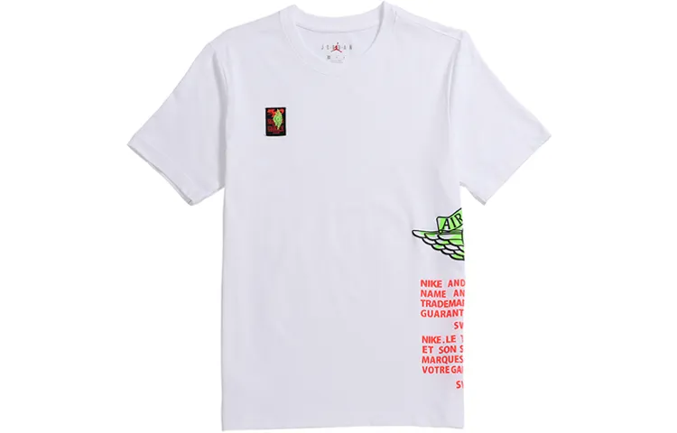 Jordan T-Shirts Men's Crew Neck Moderate Straight Fit