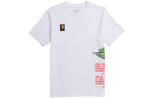 Jordan T Shirts Men's Crew Neck Moderate Straight Fit
