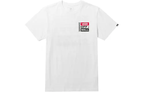Vans Set in Sleeve T Shirt Unisex White