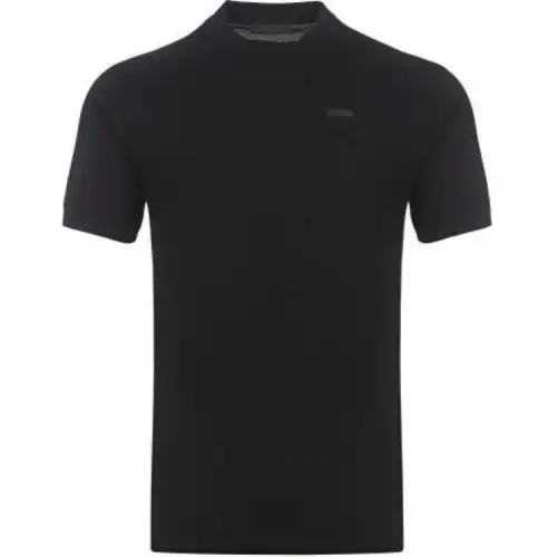 PRADA T Shirts Men's Black Crew Neck Moderate Straight Fit